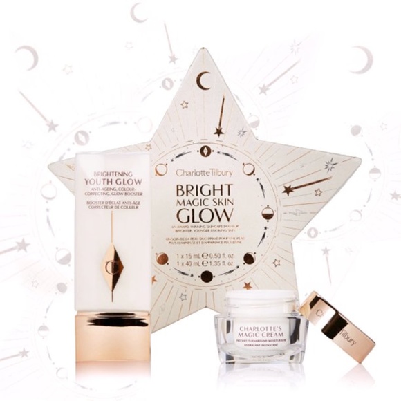 Charlotte Tilbury  Boxed 2 piece set Bright Magic Skin Glow - Picture 1 of 5